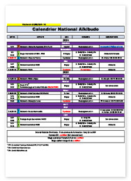 Calendrier National FKSR 2022-2023